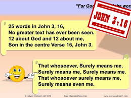 25 Words In John 3 16 John 3 Christian Kids Words