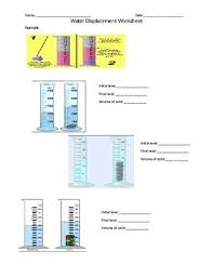 The best source for free volume worksheets. Water Displacement Worksheet 2 By Kelly Markowinski Tpt