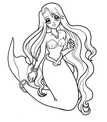 Dibujos De Sirenas Para Colorear