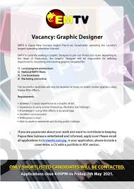 Do you know how to become a graphic designer? Emtv Emtv Is In Search Of A Graphic Designer If You Facebook