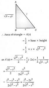 The hypotenuse is a radius of the c. Prove That Area Of A Right Angled Triangle Of Given Hypotenuse Is Maximum When The Triangle Is Isosceles Sarthaks Econnect Largest Online Education Community