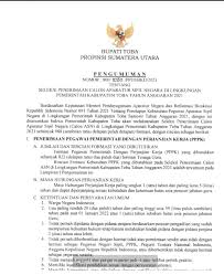 Pemkab tobasa terima 159 cpns formasi pelamar umum. Lowongan Kerja Cpns Toba Samosir Tahun Anggaran 2021 Rekrutmen Lowongan Kerja Cpns Bumn Bulan Agustus 2021