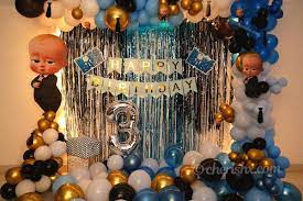 Sparkling celebration 90th birthday beverage napkins 16ct 5in x 5in paper napkins. 1st Birthday Decoration Service With Different Themes For Your Kids Birthday