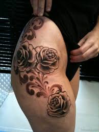 Check spelling or type a new query. 74 Superb Rose Tattoos On Thigh