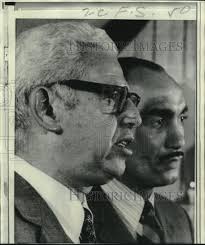 1970 Press Photo Arthur Goldberg & Basil Patterson speak at news conference