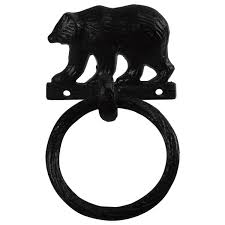 cast iron grizzly bear rustic bath or