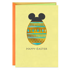 Hallmark birthday cards assortment, 24 cards with envelopes (rainbow lettering, best day ever) 4.4 out of 5 stars 207. Disney Mickey Mouse Ears On Egg Easter Card Greeting Cards Hallmark