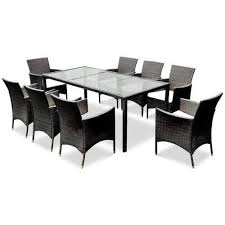 9 Pcs Patio Rattan Table Chairs Furniture Set Rattan Table Furniture Chair Rattan Furniture Set