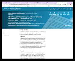 Image result for PECARN Pediatric Intra-Abdominal Injury Algorithm