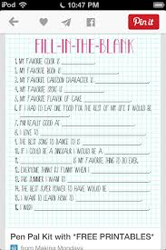Print On Graph Paper Way Cooler Pen Pal Kit Pen Pal Letters Penpal