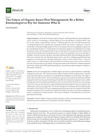 The average cost for pest control is $250. Pdf Insects The Future Of Organic Insect Pest Management Be A Better Entomologist Or Pay For Someone Who Is