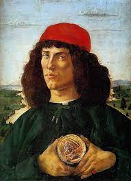 Botticelli Portrait Of A Man With A Medal Of Cosimo Il Vecchio De Medici Article Khan Academy
