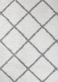 43,90 € 43,90 € (7,47 €/kg) kostenlose lieferung. Hochflor Shaggy Teppich Rauten Muster Design Wohnzimmer Creme Grau Modern Vimoda Homestyle