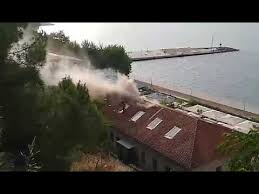 Παραλία Αιγίου, Φωτιά DelMar Αλεξίου 5/6/2020 - YouTube