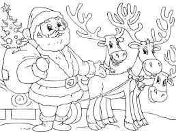 Our reindeer coloring sheet collection includes the pictures of a reindeer in fine quality. Cute Santa Printable Reindeer Cute Santa Printable Christmas Coloring Pages Novocom Top