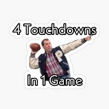 Al bundy 4 touchdowns quote 4 touchdowns in a single game! Al Bundy 4 Touchdowns In 1 Game Poster By Earthandsea Redbubble