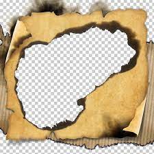 Paper Png Burn Burned Decorative Decorative Pattern Dilapidated Paper Png Burnt Paper