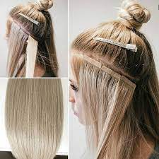 Top Knots With Tape In Hair Extensions Leshine Hair Products Co Ltd Mob 86 18953291802 Tel Fax 86 532 80922 Cabelo Com Mega Hair Extensoes De Cabelo Cabelo