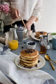 Cooking Lili Pancakes Aux Pepites De Chocolat Sans Lactose Pepite Chocolat Alimentation Chocolat