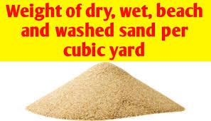 +> with much ♥ by calculateplus Sand Weight Per Yard Dry Wet Beach Washed Sand Civil Sir