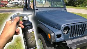 Painting My Entire Jeep With Upol Raptor Liner Diy Youtube