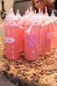 Pink Lemonade Baby Shower Bottle Drinks Baby Shower Drinks Baby Shower Bottle Baby Shower Food For Girl