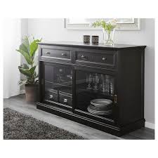 Malsjo Sideboard Basic Unit Black Stained 145x92 Cm Ikea