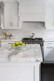 As we have already stated the chevron pattern looks good in any color. 25 White Modern Backsplash Ideas Contemporary Design Style
