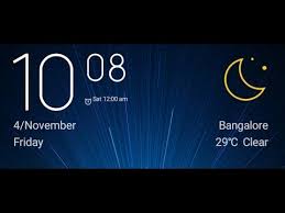 Get Weather Clock In Miui Have Clock And Weather Report In Same Widget Youtube