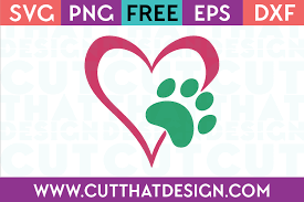 Download Free Paw Print Svg Files By Cut That Design