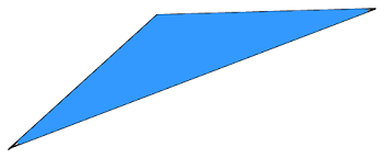 Tabellarische übersicht, um dreiecke sowohl nach ihren seiten (gleichseitiges, gleichschenkliges oder ungleichseitiges dreieck) und auch nach ihren winkeln (spitzwinkliges, stumpfwinkliges oder rechtwinkliges dreieck) einzuteilen. Zeichnung Eines Stumpfwinkligen Dreiecks Mathelounge