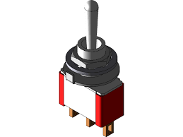 Spdt Toggle Switch 3d Cad Model Library Grabcad