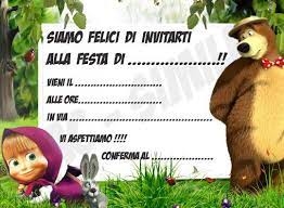 Inviti Primo Compleanno Masha E Orso Invitoelegante Com Idee Per Il Compleanno Auguri Di Compleanno Compleanno