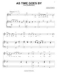 As Time Goes By Sheet Music Frank Sinatra Piano Vocal