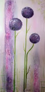 Ich Sah Auf Dem Wochenmarkt Zierporree Und Musste Ihn Malen Was Fur Eine Schone Wie Man Blumen Malt Blumen Malen Acryl Acrylmalerei