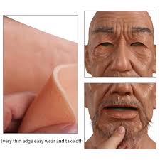 Amazon.com: BodhiTCM Máscara de silicona para la cabeza de anciano,  realista, para cosplay, Halloween, William (marrón) : Ropa, Zapatos y  Joyería