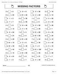 Worksheets are missing factors, grade 2 multiplication work, name, missing factors, similar figures date period, finding factors, 7 using similar polygons, pa finding scale factor work. Missing Factors 1 To 10 Multiplication Math Worksheets With 6 Different Styles To Choose From Math Methods Math Sheets Math Worksheets