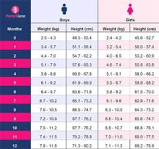 Indian Baby Height Weight Chart According To Age Www