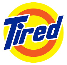 Tired Tide Logo Funny Logo Logo Sticker Shirt Print Design