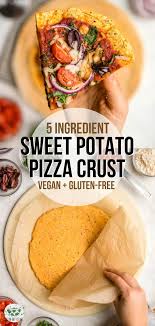 Sweet Potato Pizza Crust Recipe Vegan Gluten Free From My Bowl Recipe Sweet Potato Pizza Sweet Potato Pizza Crust Pizza Crust Recipe