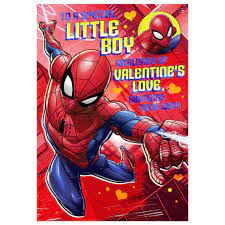 I was inspired by the visual development art for the new movie and wanted to try it out. Special Little Boy Spiderman Badged Valentine S Day Card 25494430 Character Brands