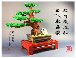 Relax with lego designers niko and carl as they show you the brand new lego bonsai tree from the lego botanical collection. Pine Bonsai Lego Tree Lego Lego Projects