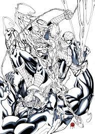 Download and print these spiderman and venom. Spiderman Vs Venom And Carnage Preview By Francescogerbino On Deviantart