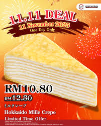 Limited Time Offer: Sushi Siro Malaysia RM10.80 Deal on 11.11