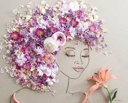 Use this song as one to act out! Pink Breeze Flower Face Print 35 78 Flower Portraits By Vicki Rawlins Popsugar Home Middle East Photo 14