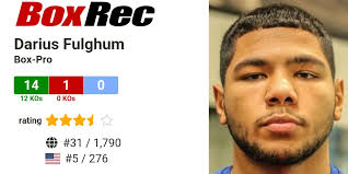 BoxRec: Darius Fulghum