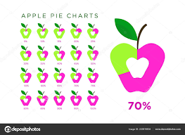 Abstract Vector Infographics Pie Chart Showing The