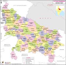 The frontiers depicted on the indian maps in wikipedia are from a neutral point of view and may differ from official government. Up Map Districts In Uttar Pradesh