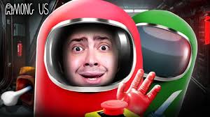 alanzoka jogando Among Us com os amigos no mapa novo
