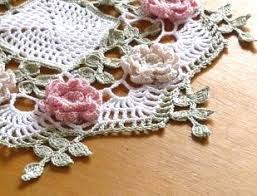 ブルーローズドイリーレース編み 無料編み図もご案内 - あみーず さん